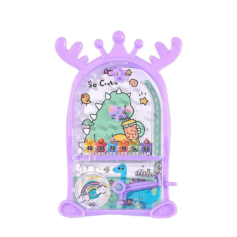 10 قطعة الكرتون الحيوان اطلاق النار الكرة والدبابيس المتداول حبة الكرة المتاهة لعب للأطفال حفلة عيد ميلاد تفضل جودي حقيبة جائزة رياض الأطفال #6