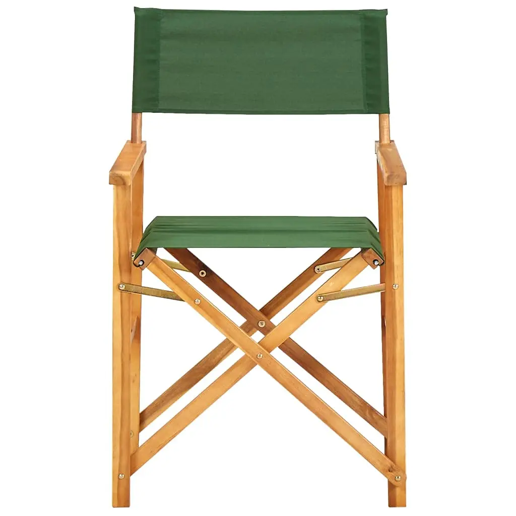 #Foldable Acacia Wood Director Chair Set for Patio Balcony Porch Outdoor