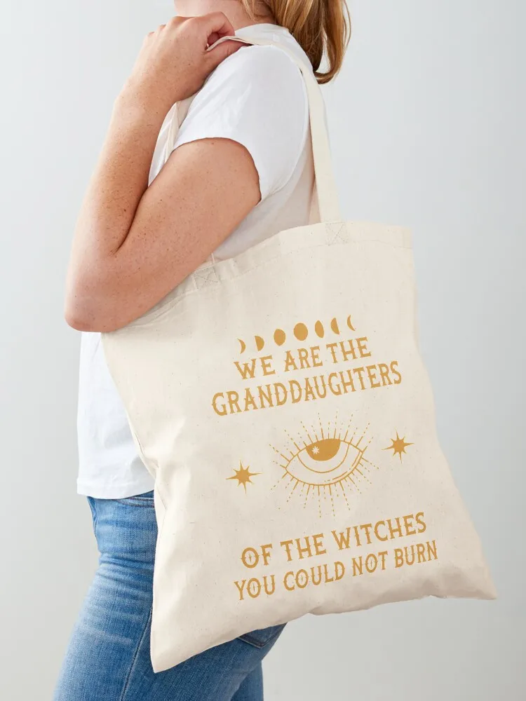 

We Are The Granddaughters of the Witches You Could Not Burn aesthetic style Tote Bag Canvas stote bag handbag