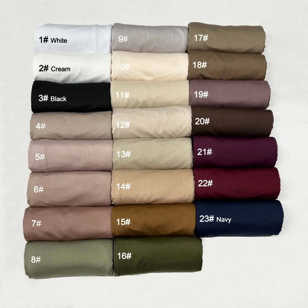 

Fashion 180CM Hijab Scarf for Women Long Headscarves Cotton Head Scarf Breathable Versatile Head Wrap Scarves Daily Wear