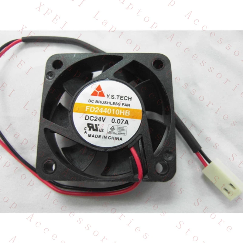 

F 1PCS New for Y.S.TECH FD244010HB 24V 0.07A 2-wire Cooling Fan#QW