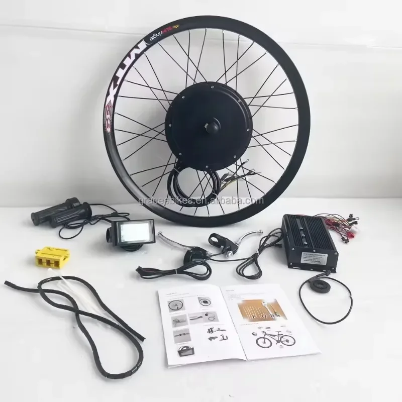 

48v 52V 2000w Ebike E Bike Electric Bike Bicycle Hub Motor Conversion Kit With Lithium Battery