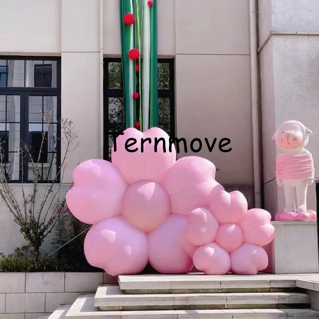 

giant inflatable sakura flower plants stage ground decoration,inflatable flowers replica balloon for stage decor