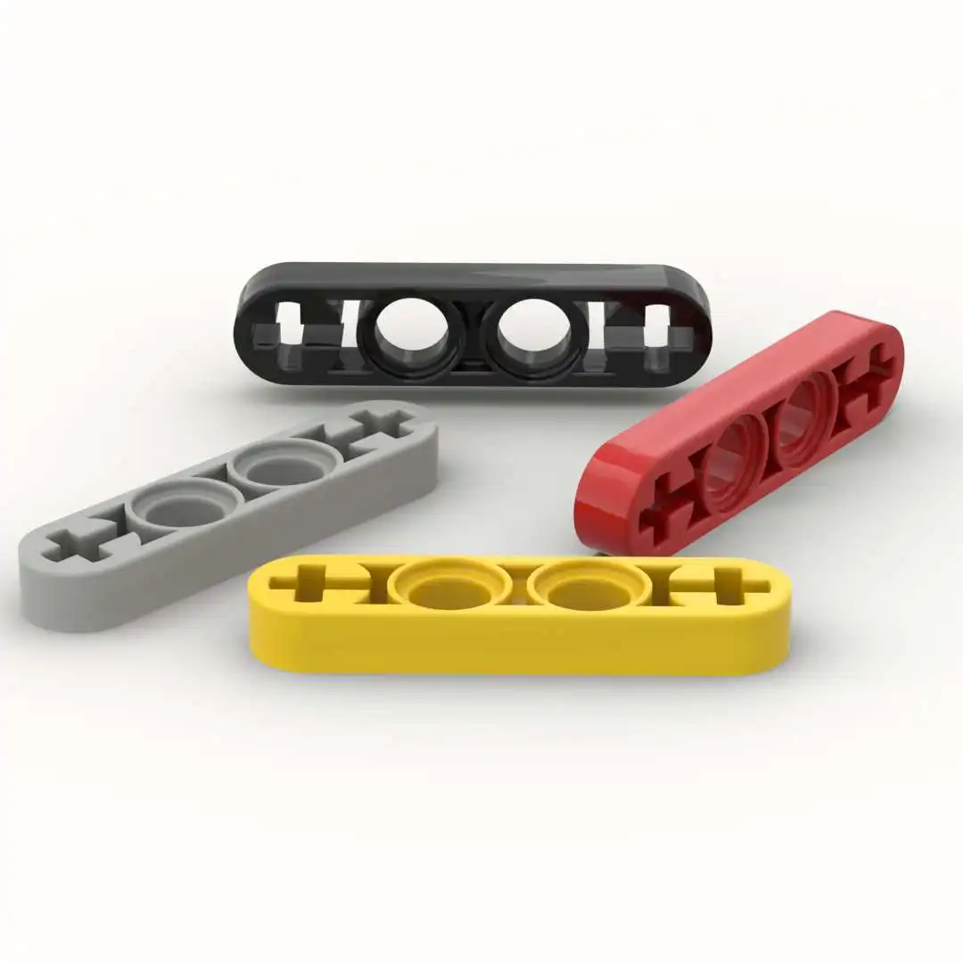 10PCS Parts Plate 32449 Liftarm Thin 1x4 Axle Holes Building Blocks 100% Compatible DIY Bricks Toys