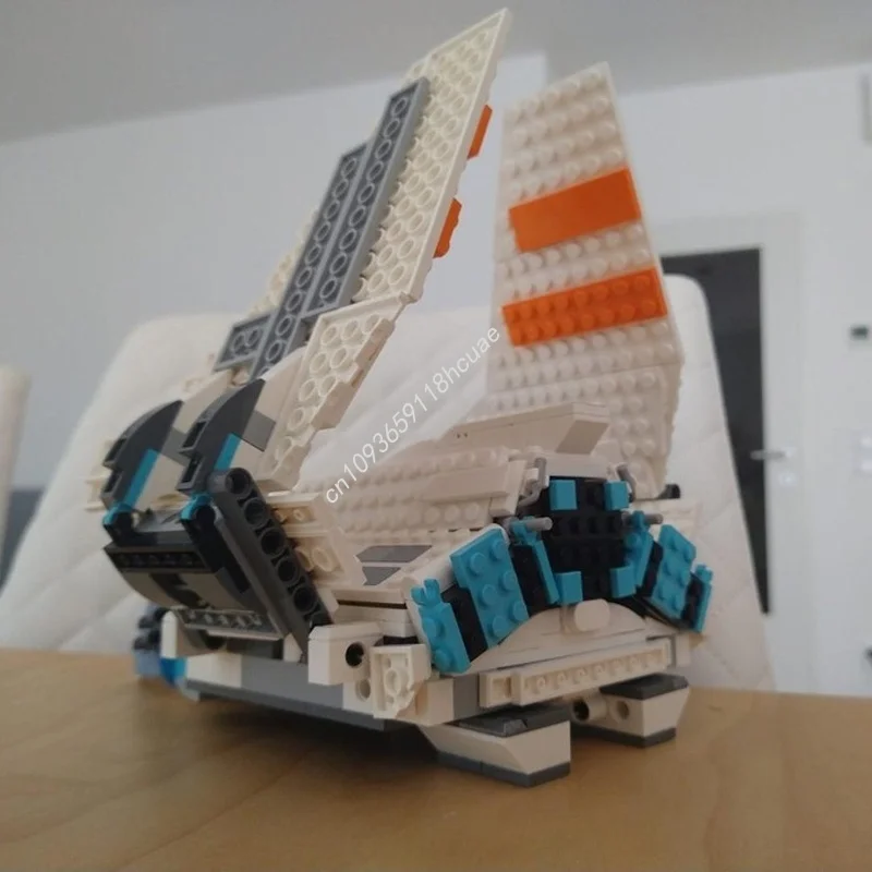 549 Uds. MOC Republic Shuttle modelo de construcción alternativa bloques de construcción regalo de Navidad montar ladrillo creativo juguetes para niños cumpleaños