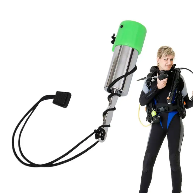 Scuba Noise Maker Instant Underwater Alert Shaker with Clip Rattle Stick Scuba Accessories for Scuba Diving Gear