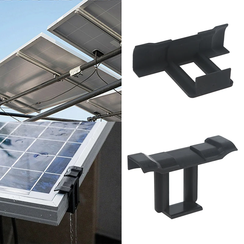 30Pcs 35/40/45/50mm Solar Panel Mud Removal Clip Water Drain Diversion Drainage Discharge Clip Photovoltaic Panel Clips