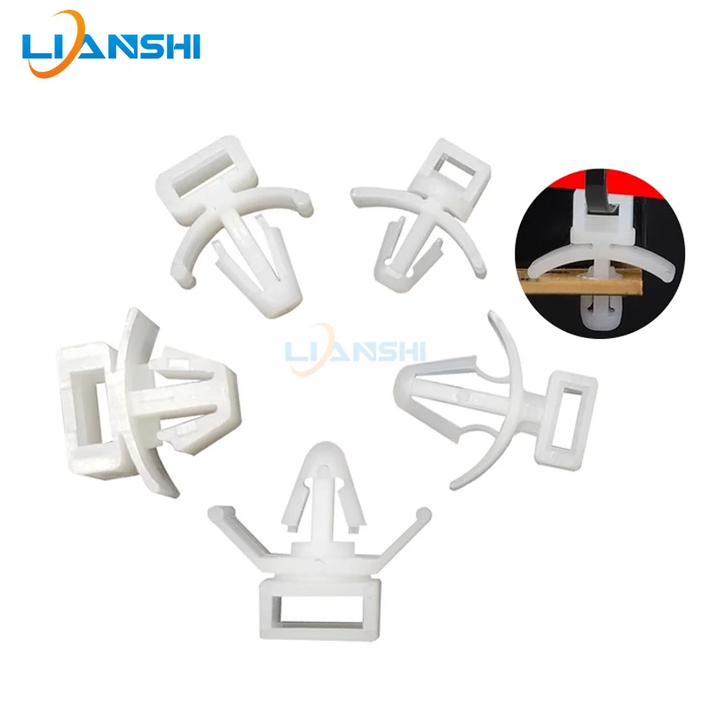 

100pcs CCM series pin-type cable tie fixing seats, aircraft head isolation cable tie fasteners for cable organization and