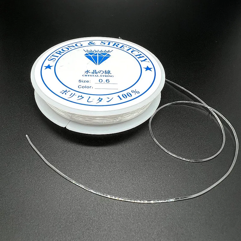 Transparent Strong Stretchy Crystal Elastic Beading Line Cord Thread String For DIY Necklace Bracelet Jewelry Making Findings