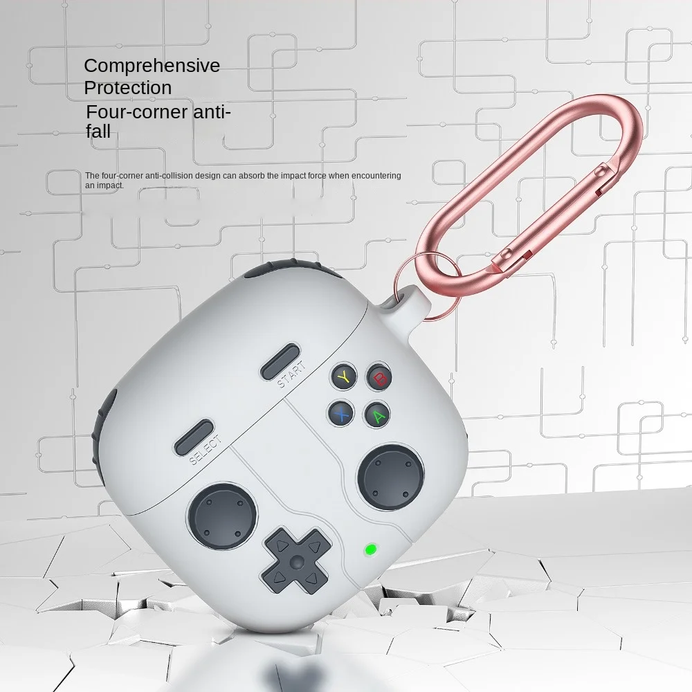3D Earphone Case Silicone Cartoon Style Earphone Protective Cover Dustproof Game Console Styling for HUAWEI FreeBuds SE 2