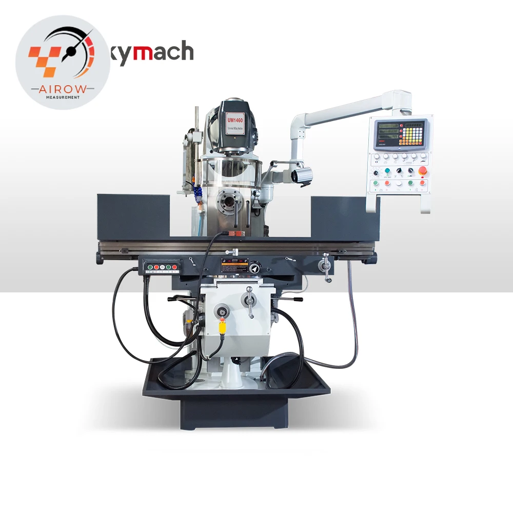 Airow UM1460 Swivel Head Universal Milling Machine Popular Manual Universal Mills for Supporting Inclined Surface Gear Machining