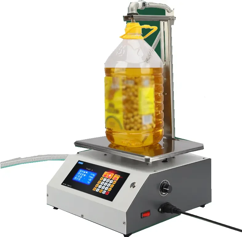 TEBAK 500 ML Honey Liquid Milk Filling Machine Spray Bottle Edible Oil Sesame Paste Bench Type Small Automatic Filling Machine