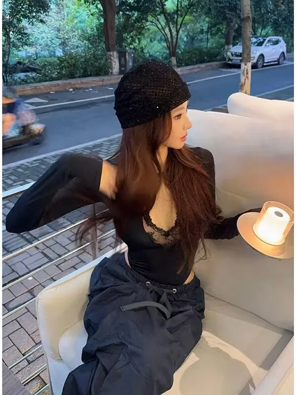 Body Strass Damen Baden Strand Resort Meer Urlaub Urlaub Sommer Festival Party Sexy Elegant Chic Stilvoll Elastisch