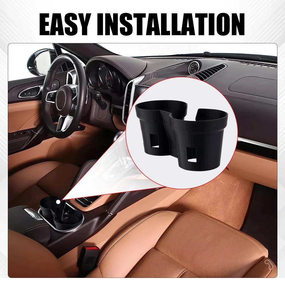 Double Cup Insert Drink Holder With USB For 958 Porsche Cayenne 2011–2017