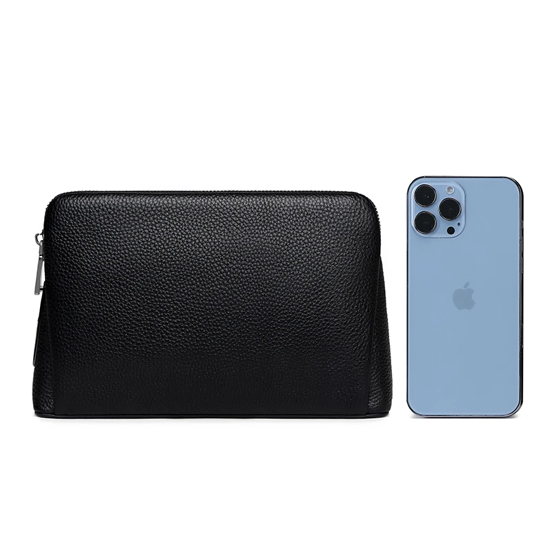 Man`s Fingerprint Lock Handbag Security Wallet - Image 4