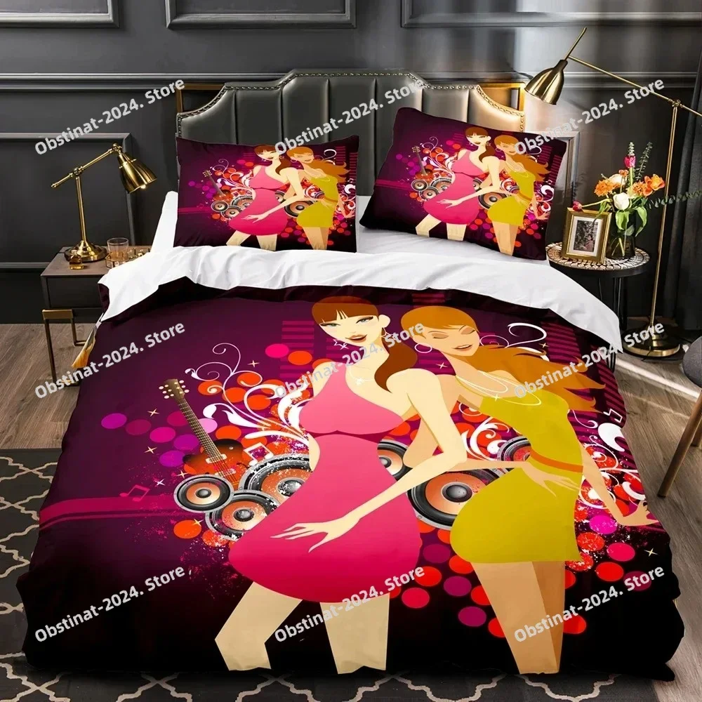 

3D Print Madden DJ Classic Bedding Set Duvet Cover Bed Set Quilt Cover Pillowcase Comforter king Queen Size Boys Adult Bedding