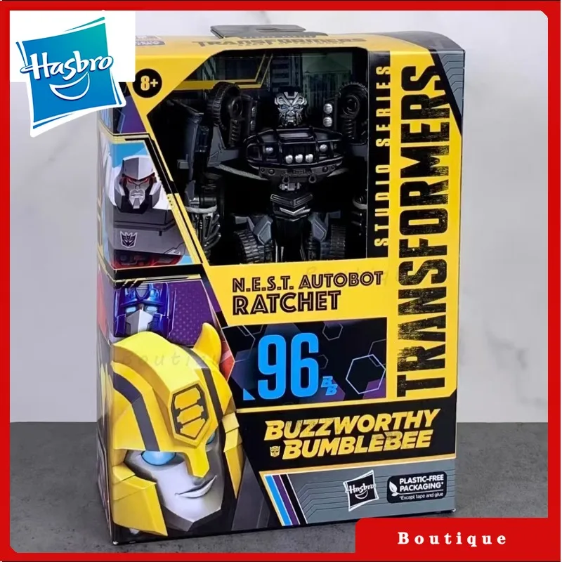 متوفر في المخزون ألعاب محولات هاسبرو سلسلة ستوديو SS-96BB N.E.S.T.Autobots Ratchet Cybertron شخصيات الحركة هدايا قابلة للجمع