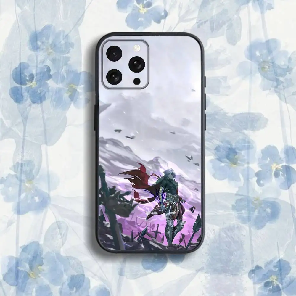 حافظة هاتف B-Beginning After End لهاتف iPhone 17,16,15,14,13,12,Pro,Max,Plus,E,SE4,Air,Mini Black Soft Box #4