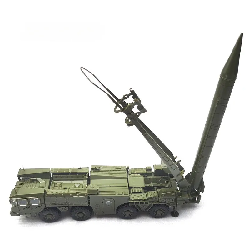 Ex-soviético Scud B-type Missile Launch Vehicle, Caminhão Militar, Boy Assembly Toy, Decoração, Sandtable Game, Boy Collection, 4D, 1/72