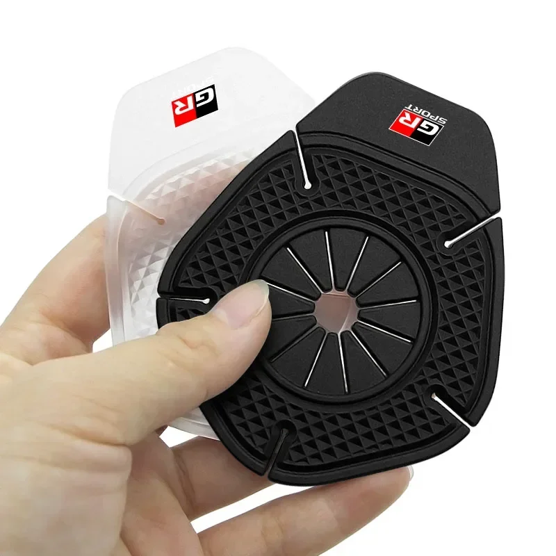 ممسحة زجاج السيارة الأمامي الغطاء الواقي ممسحة الغبار شعار تصفيف السيارة لتويوتا كورولا بريوس RAV4 C-HR AYGO GR GAZOO شعار السباق