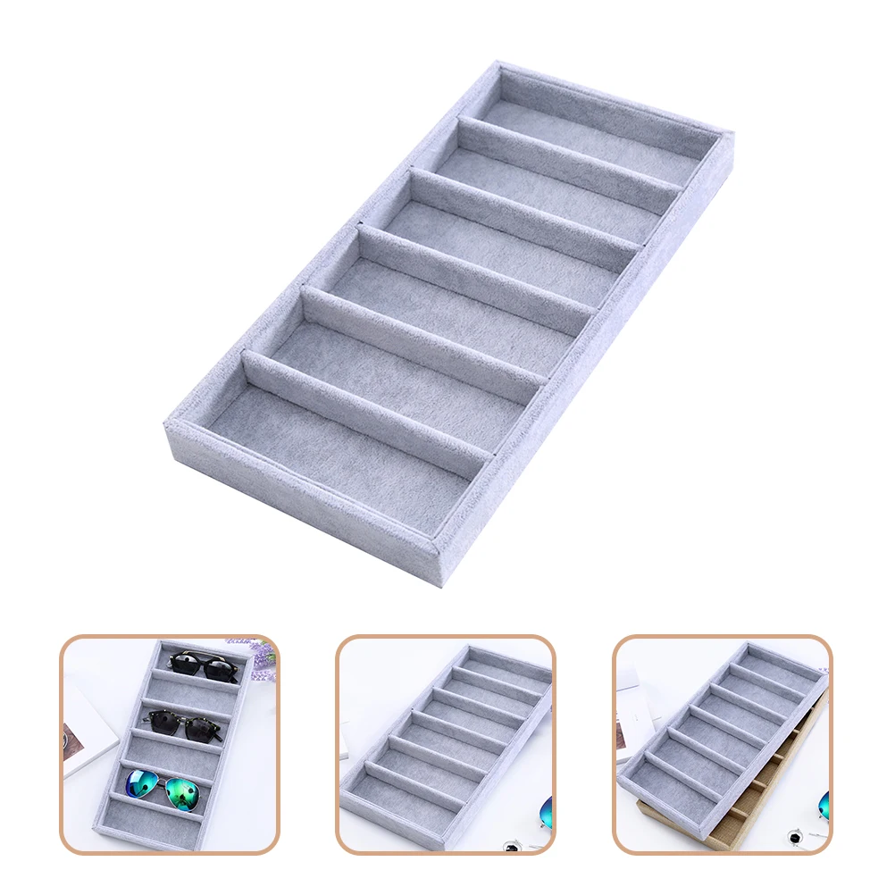 

Glasses Display Box Eyeglass Organizer Sunglasses Storage Multi Holder Tray Case Stand Premium Material Sturdy Durable Safe