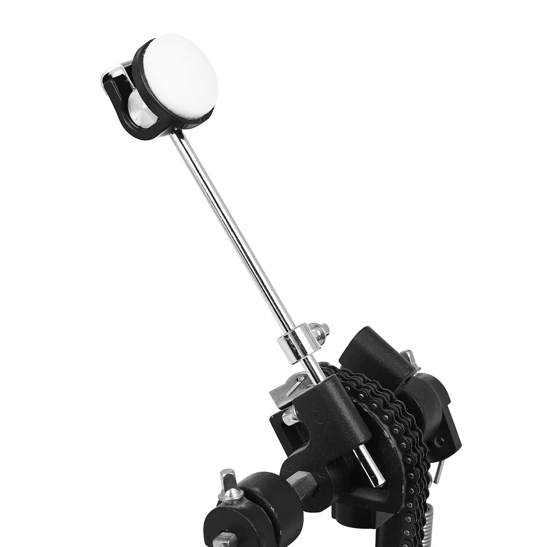 Weighted Metal Drum Kick Beater Felt Hammer Replacement Parts for Jazz Drum Single Double Bass Pedal Modification view 2