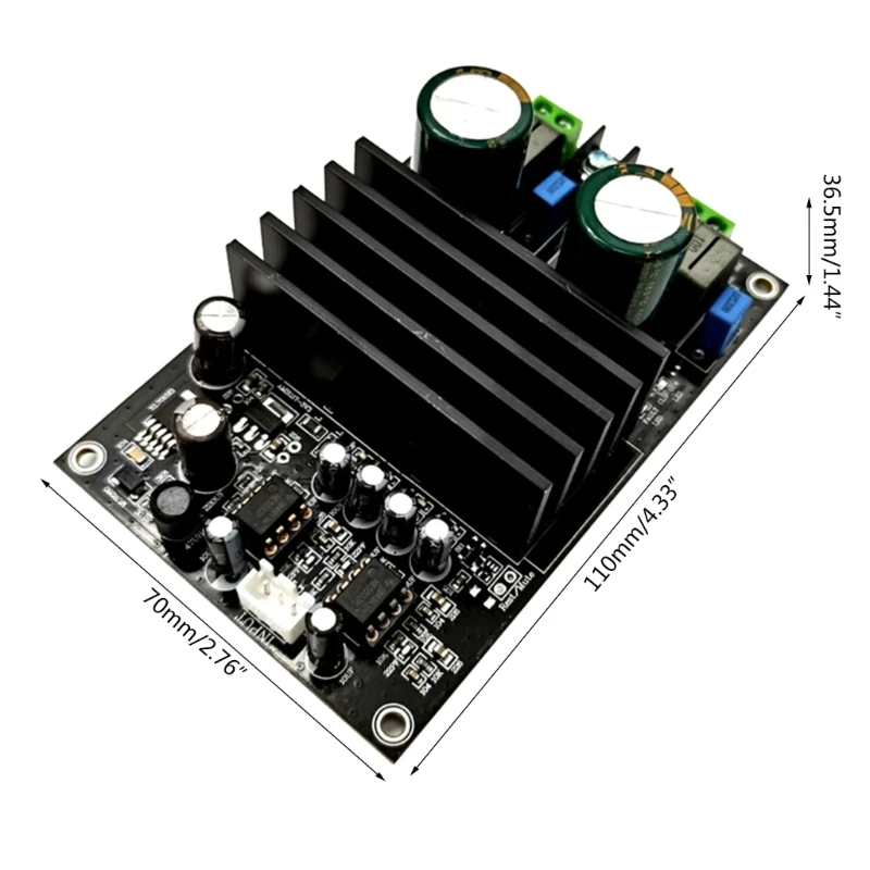 Power Amplifier Board,2.0 Channel 300W +300W, 24-40V Audio Power Amplifier Module TPA3255 for Store Home Theater