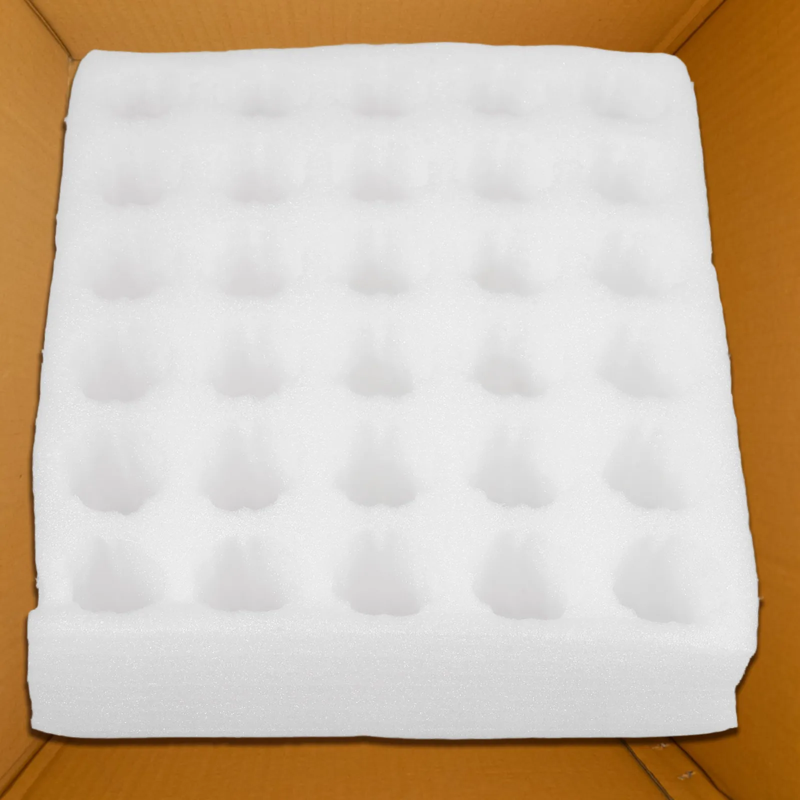 30-Cell Egg Bulk Carton Packaging Box Epe Shock Absorption Egg Transport Holder Organizer Protective Crate Pad Storage