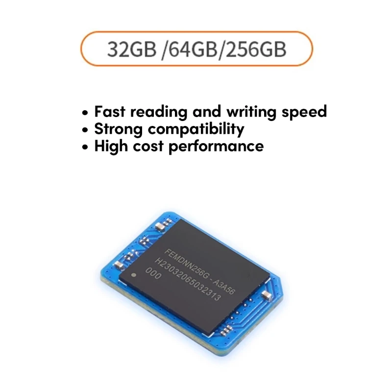 Imagem -02 - Placa Desenvolvimento Velocidade para Orange 5plus Módulos Emmc 32gb 64gb 256gb 5plus