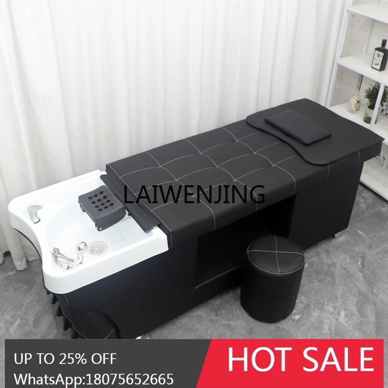 سرير خاص لمعالجة الشعر بالشامبو والحلاقة مع سرير متكامل للتدليك لتدوير المياه والتبخير #1