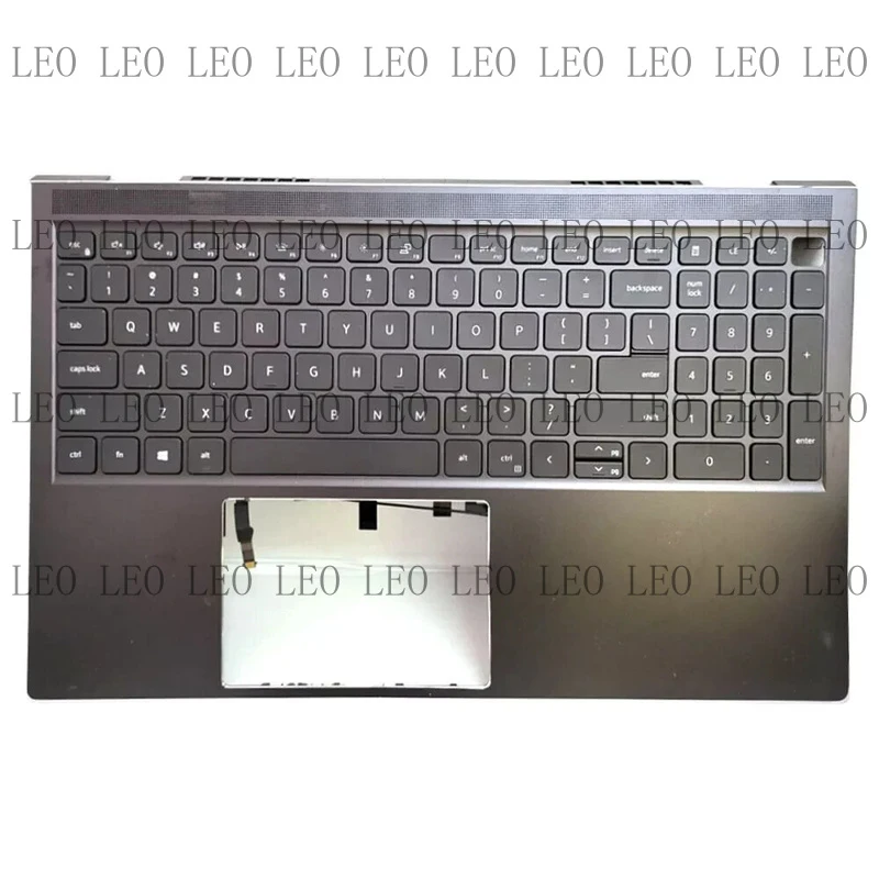 JJ  Palmrest For DELL Vostro 15 7510 V7510 0XV1DW Backlit US Keyboard Top Case