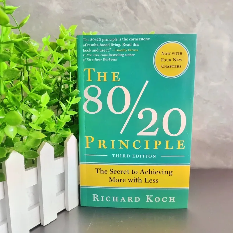 

Принцип 80/20 Ричарда Коха The Secret To Achieving More с меньшевым романом в мягкой обложке на английском языке