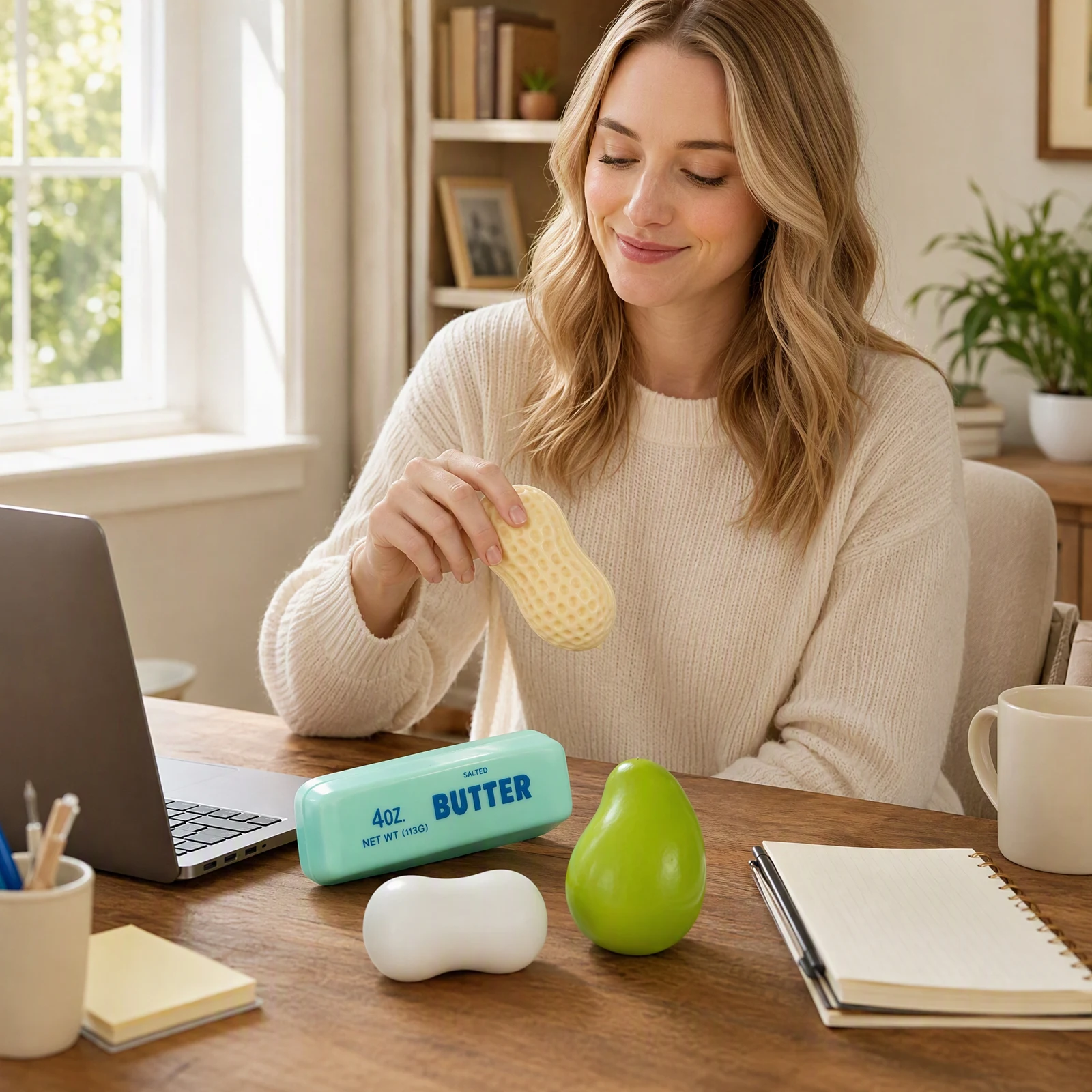 Squeeze Dough Fidget Ball Squeeze Toys Crunchy Soft Squeeze Stress Ball for Daily Office Work Indoor Leisure Occasions