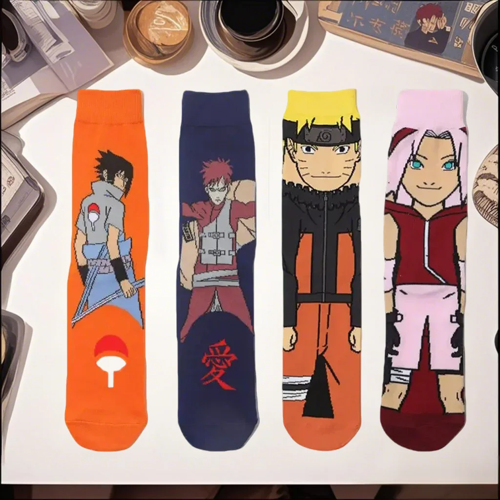 

New Naruto Anime Socks Fashionable, Handsome, Cool, Fun Socks