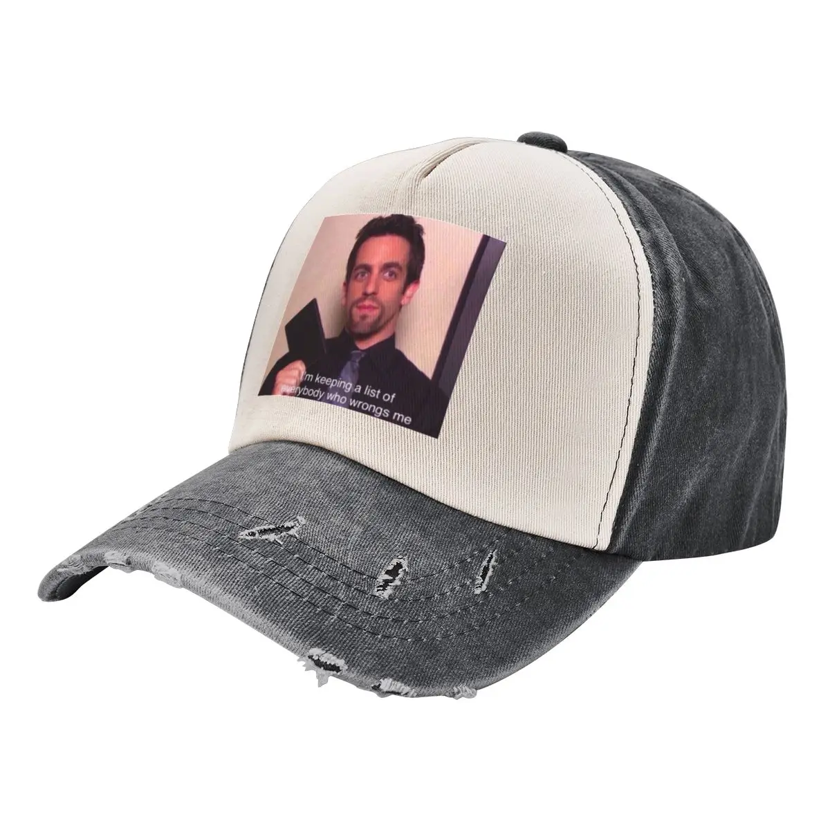 The office Ryan the temp Ryan started the fire Ryan Howard Baseball Cap custom Hat Luxury Brand Caps Male Women's