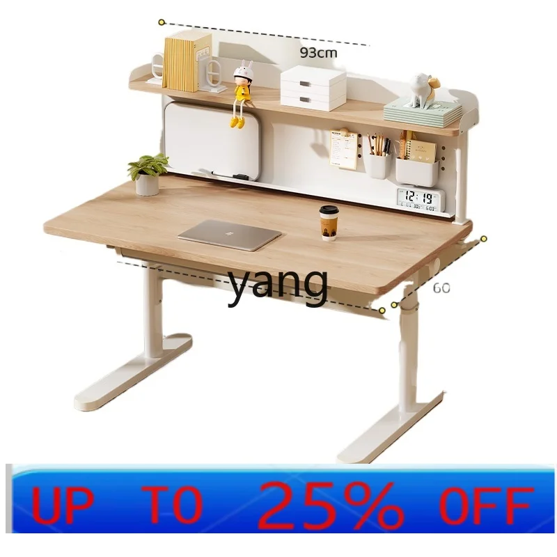 CX Solid Wood Children's Desk Household Lifting Writing Desk School Desk and Chair Suit