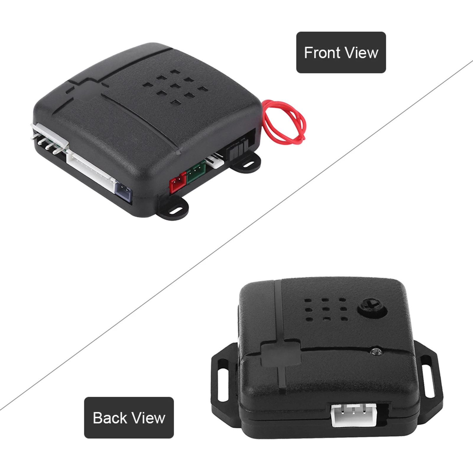 نظام إنذار أمان السيارة دخول بدون مفتاح مع 2 جهاز تحكم عن بعد صفارة الإنذار إنذار السيارة عن بعد