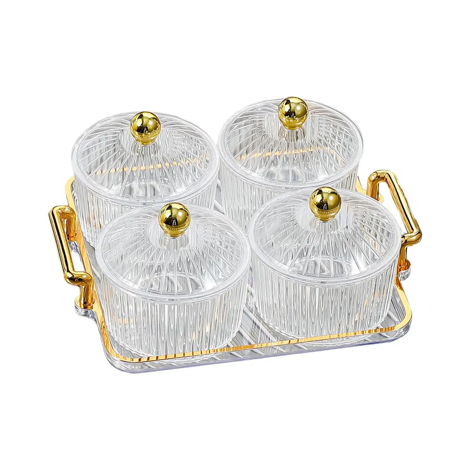 Nordic Fruit Snacks Serving Platter Dried Fruit Tray Cookies Jar Storage Container Caddy Serving Platter for Wedding Nuts