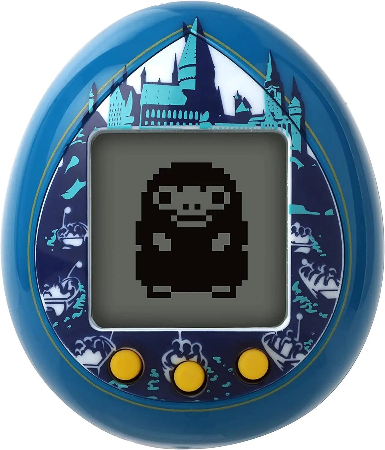 Bandai-Console de jeu originale Tamagotchi Magic Academy, noir et blanc, animaux de compagnie électroniques, œufs, cadeaux d'anniversaire pour enfants, en stock