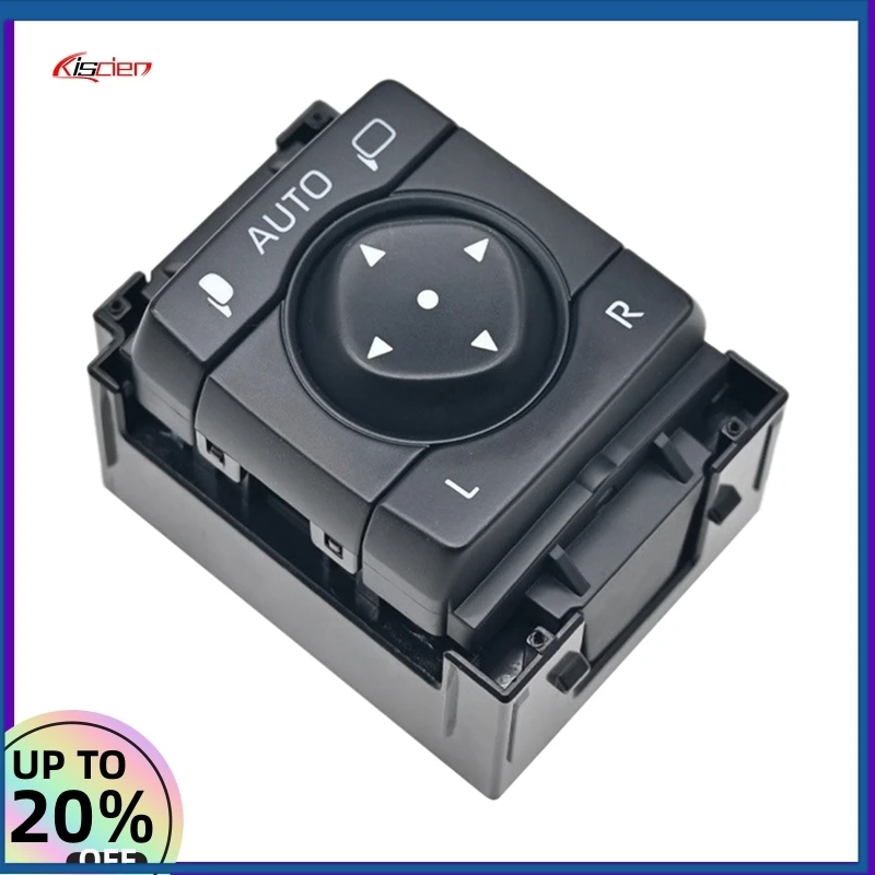 

Car Ice Blue LED Lights Rearview Mirror Automatic Folding Switch For Toyota RAV4