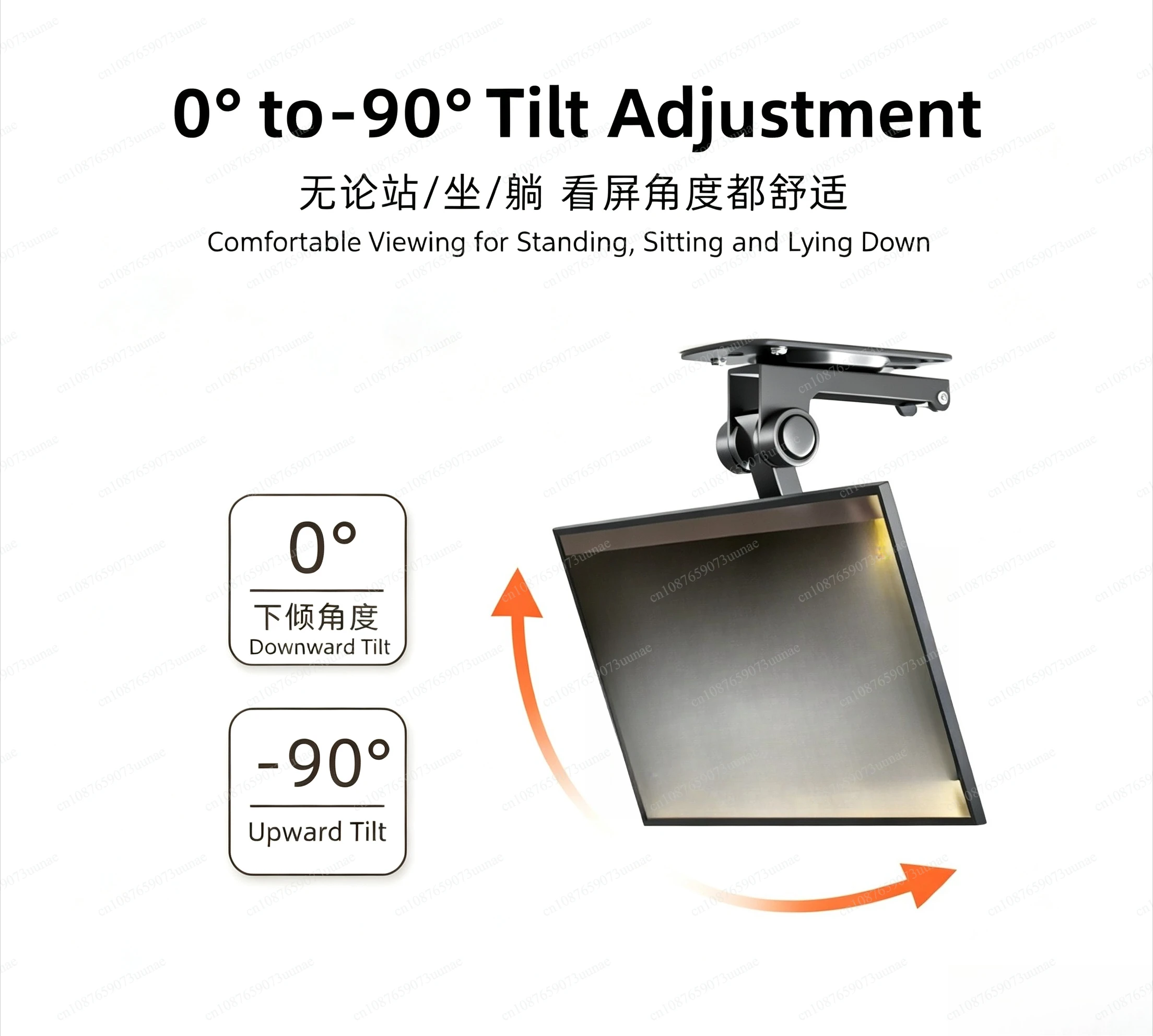 Motorized Flip‑Down TV Ceiling Mount Bracket Remote Control Electric Folding TV Lift For 32‑75 Inch Home Office Living Room Use
