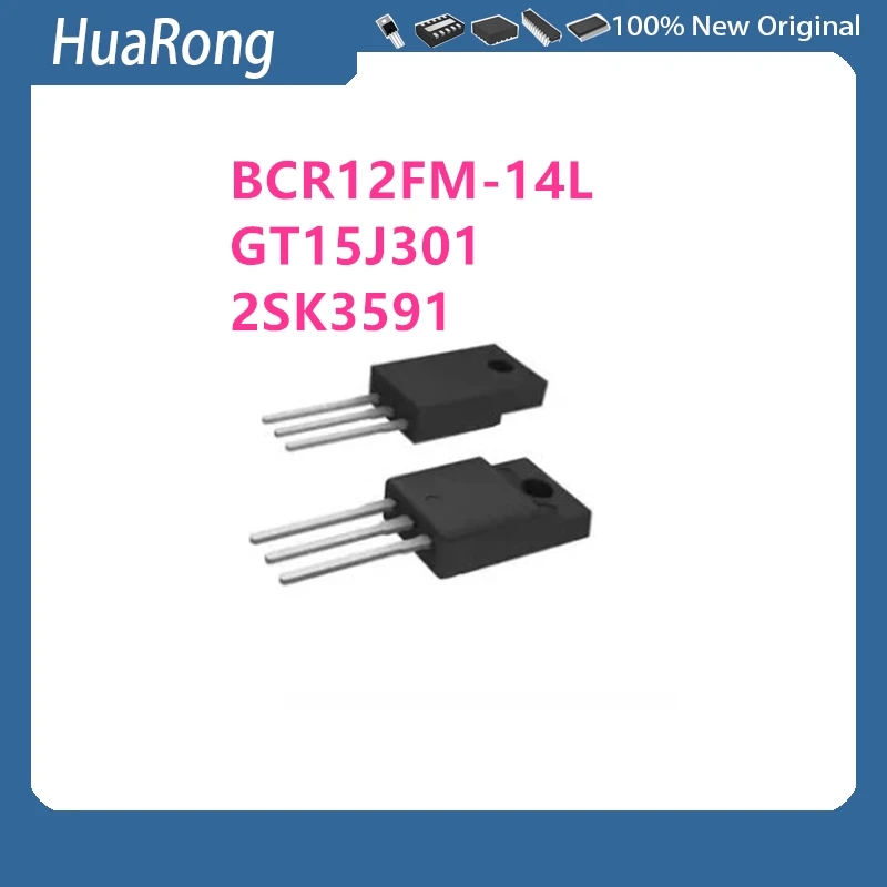 10Pcs/Lot  BCR12FM-14L GT15J301 15J301 2SK3591 K3591 TO-220F