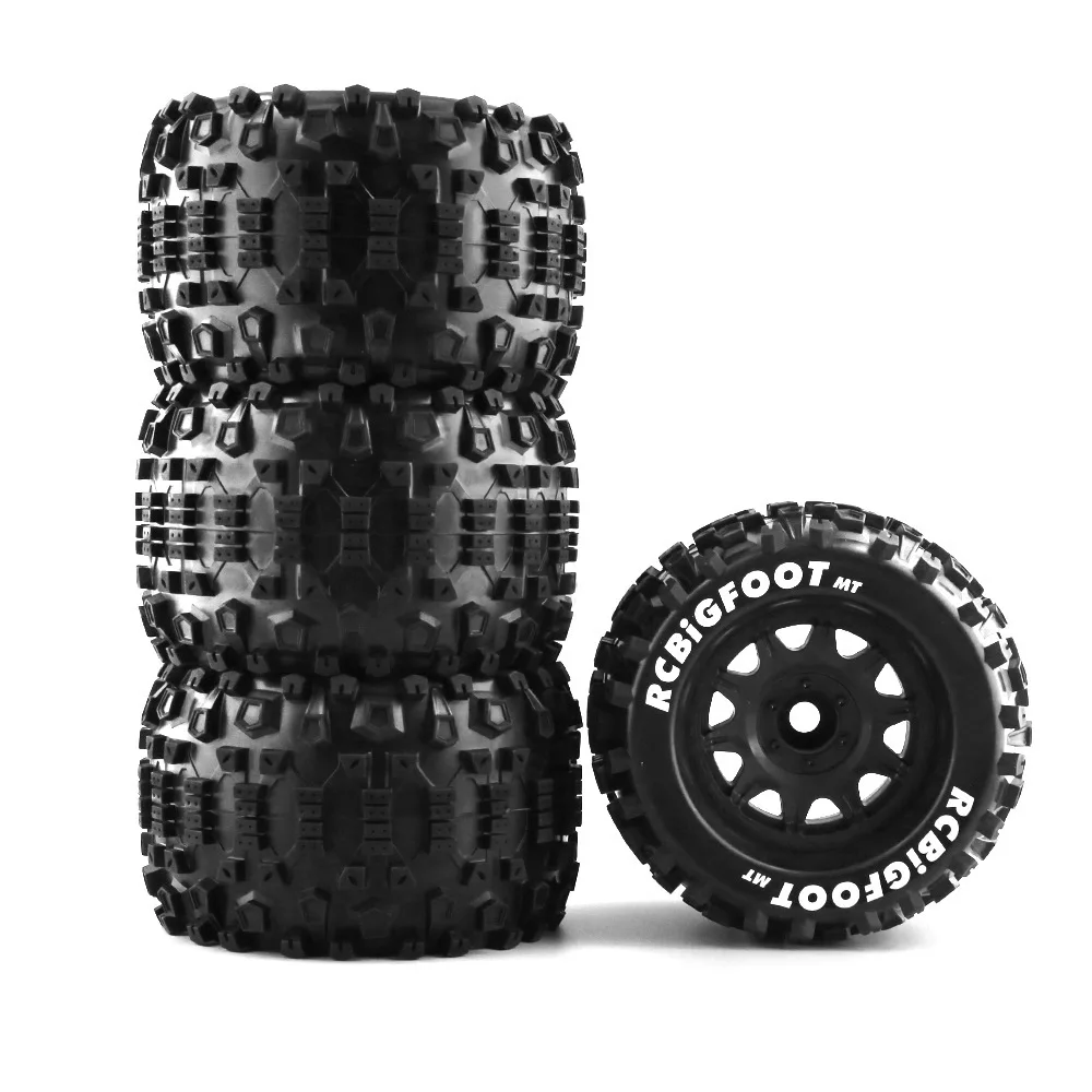 2 Stück 165mm 17mm Reifen Radnaben für 1/8 Monster Truck HPI OUTCAST TRAXXAS E-Revo Summit KRATON Sledge RC Auto Teile