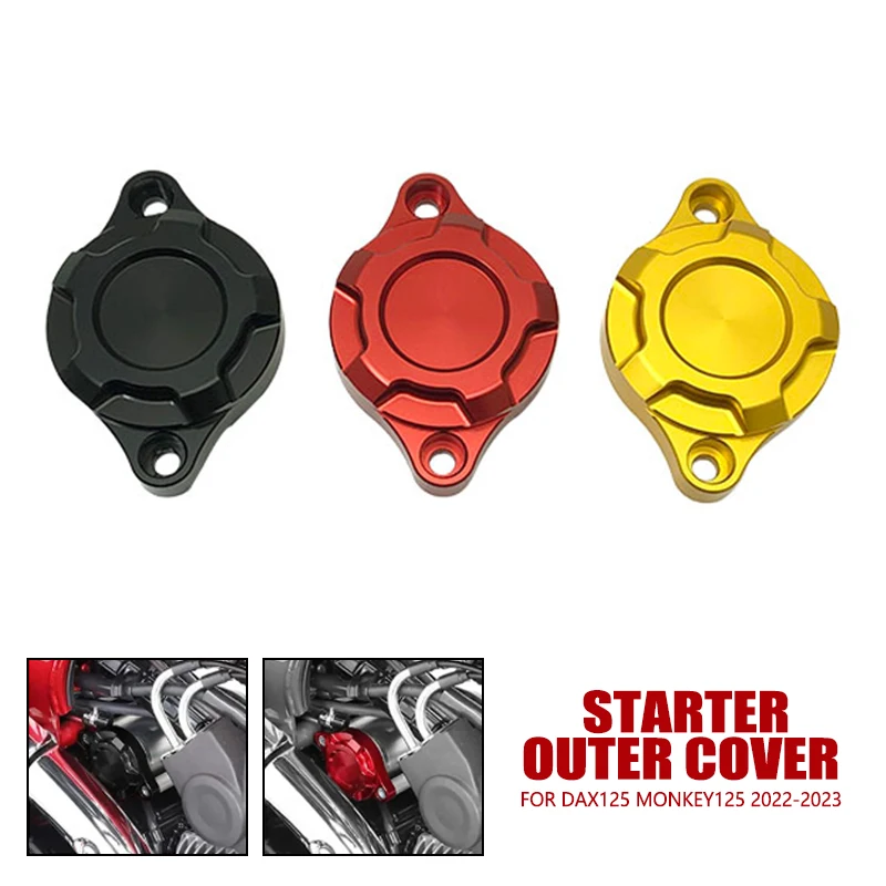 

For Honda DAX125 MONKEY125 Starter Outer Cover Motor Protective Cover Guard GROM MSX125 DAX MONKEY MSX 125 2022-2023 Motorcycle