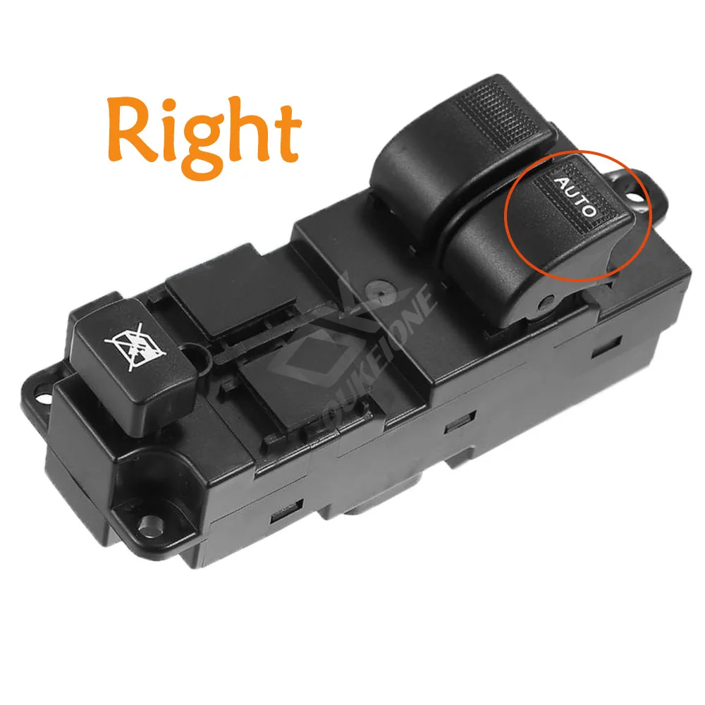 For Mazda BT50 2006-2011 Right Driver Side Electric Master Power 2 Doors Window Control Switch Glass Lifter Button UB9G-66-350