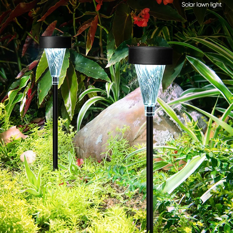 

Solar Pathway Light Outdoor Waterproof IP65 White Light LED Solar Powered Pathway Landscape Lights for Path Walkway Backyard