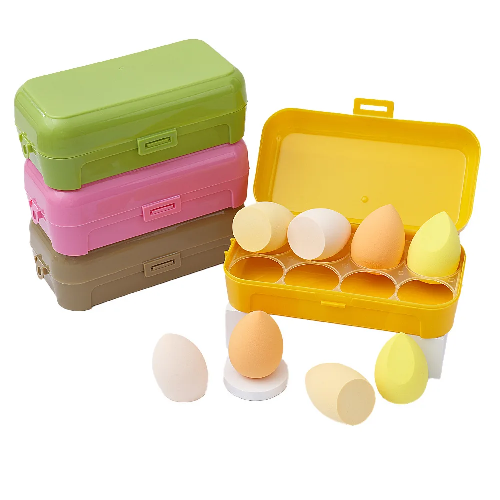 Ensemble d'éponges de maquillage pour femmes, 8 pièces, instruments de cosmétiques de beauté, bouffantes de poudre, fond de teint