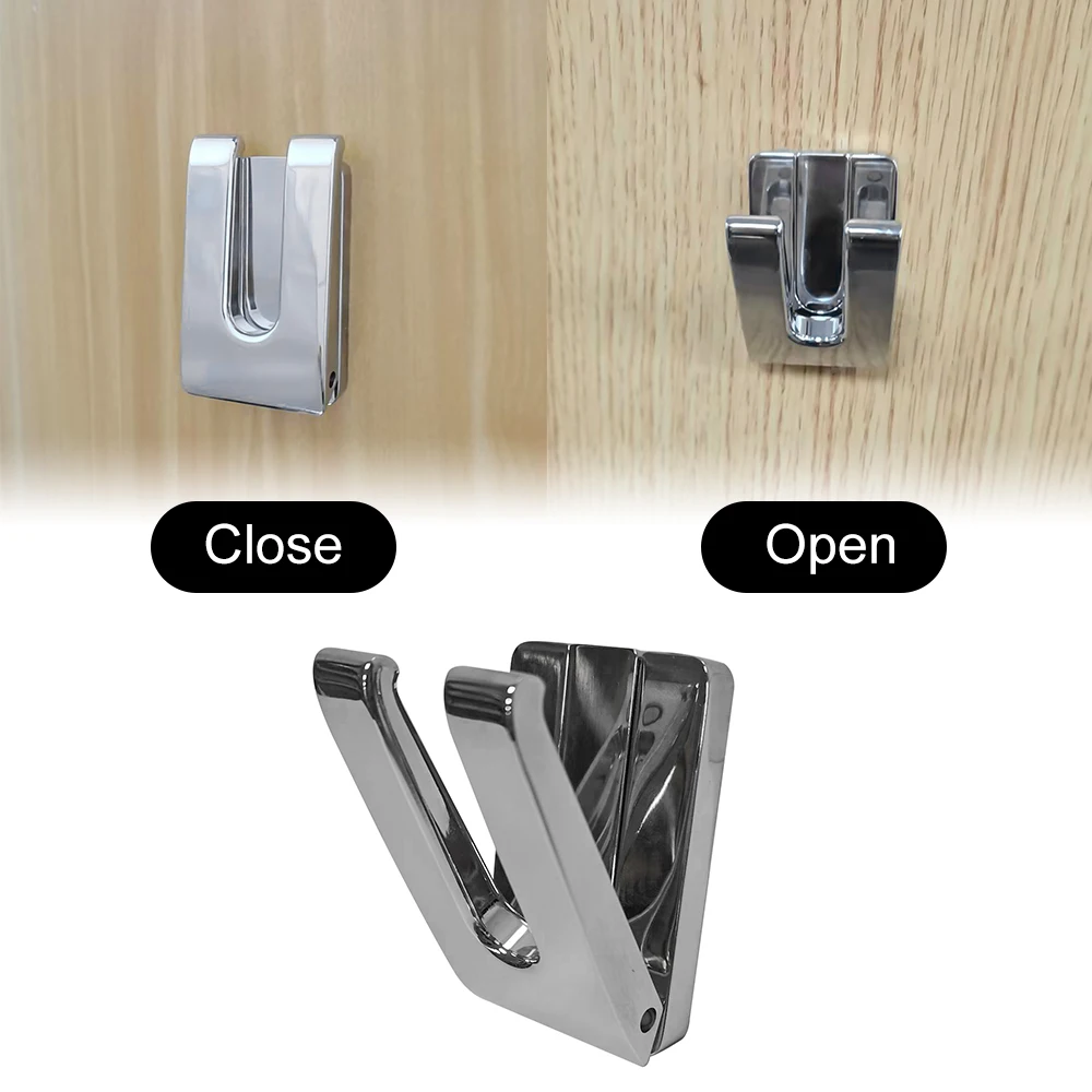 1 قطعة متنقل RV كروم معطف الملابس منشفة السنانير ل سويفت بيلي تخييم قافلة منظمة RV الداخلية اكسسوارات #1