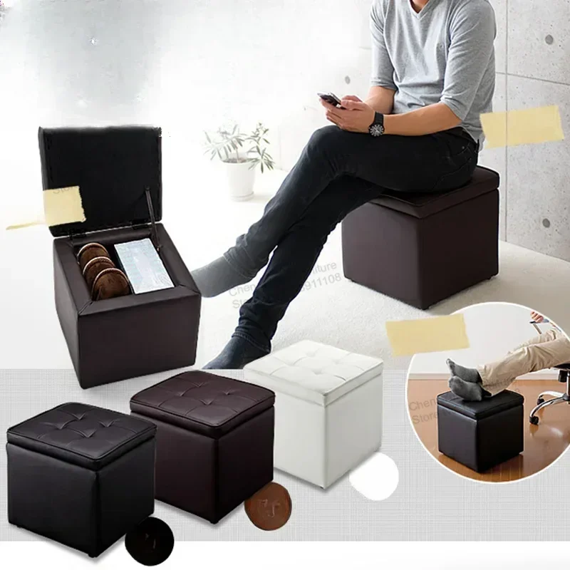 Originality Living Room Storage Stool Sofa Modern Home Furniture Multifunction Storage Stool Shoe Bench Tabouret De Stockage