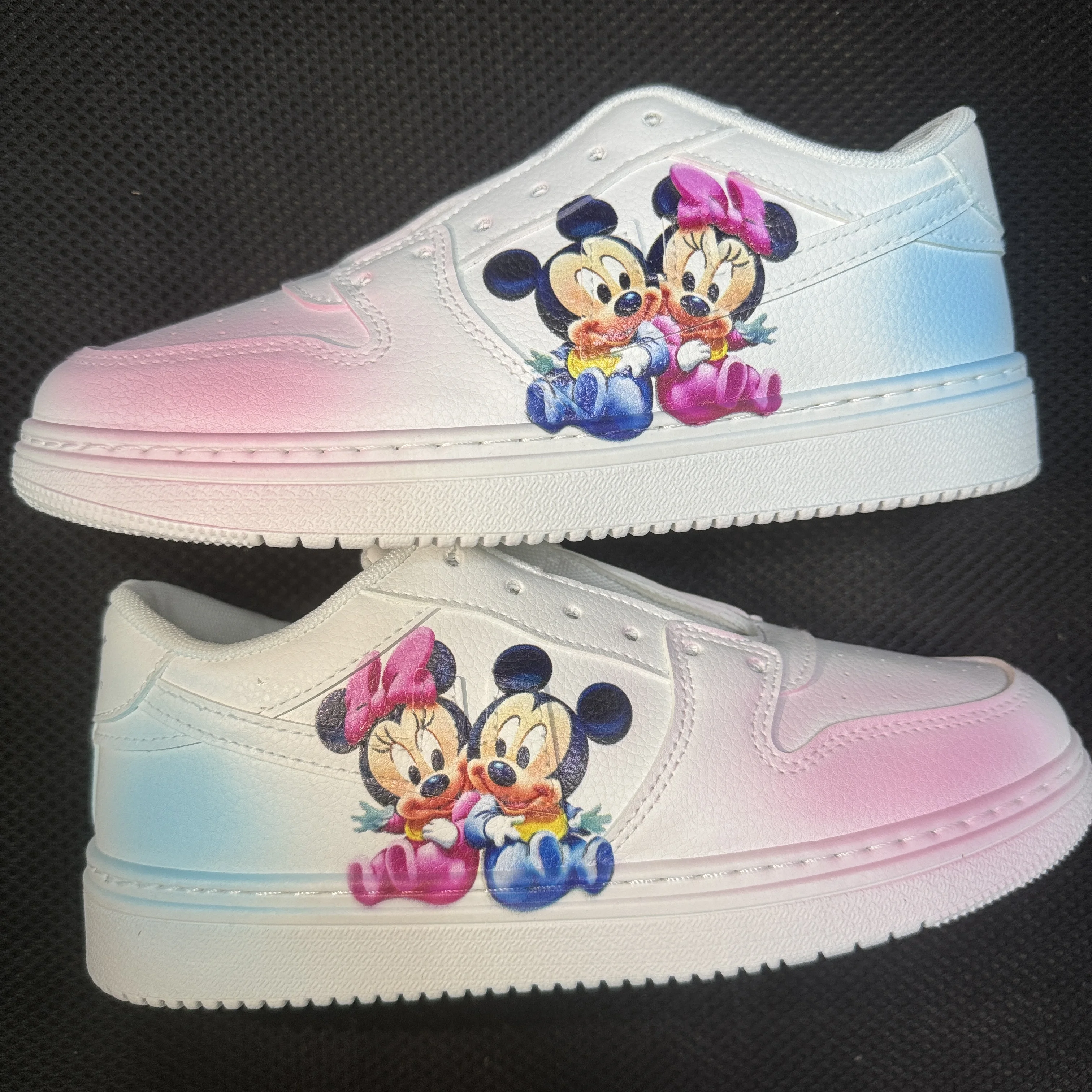 

New Diseny cartoon women Mickey Mouse and Minnie Mouse princess cute Casual shoes non-slip soft bottom sports shoes girl gift